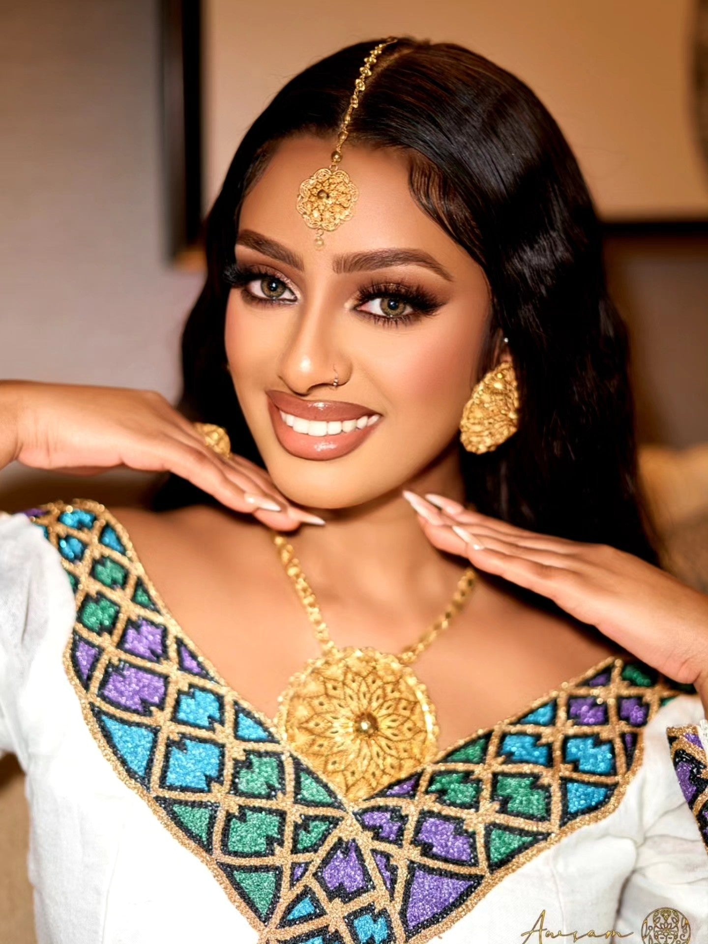 21K Gold Habeshan Set